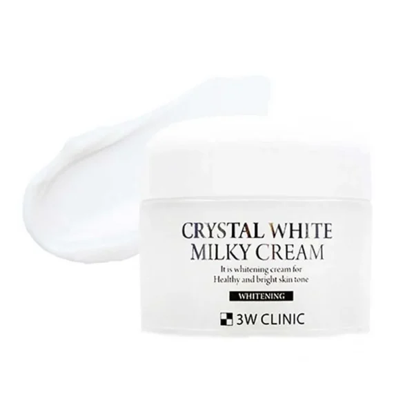 3W Clinic Crystal White Milky Cream 50g - Image 2