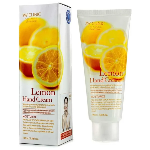 3W Clinic Lemon Hand Cream 100ml