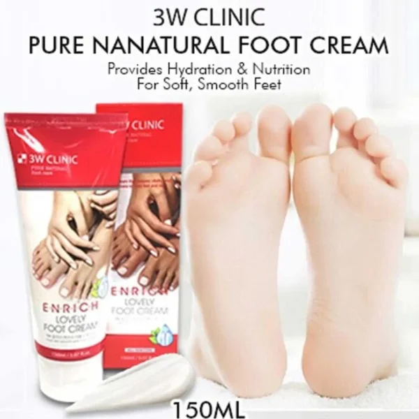 3w Clinic Enrich Lovely Foot Cream 150ml - Image 2