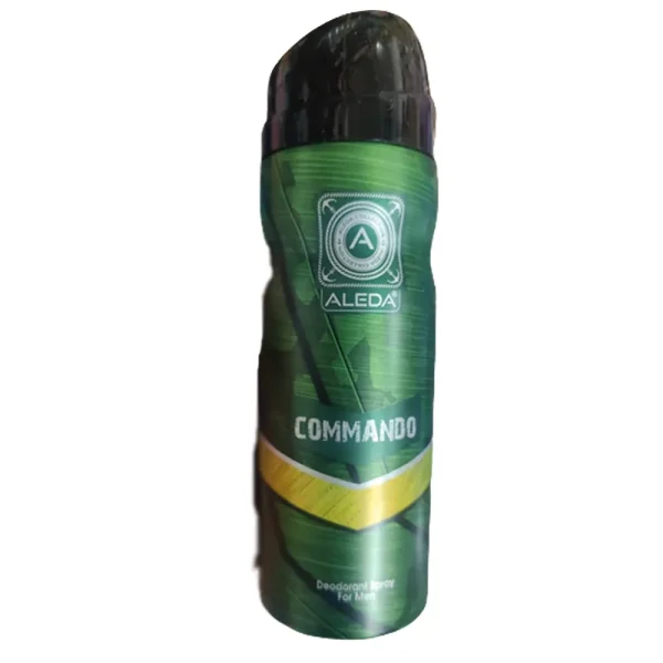 Aleda Commando Deodorant Body Spray for Men 200 ml - Image 2