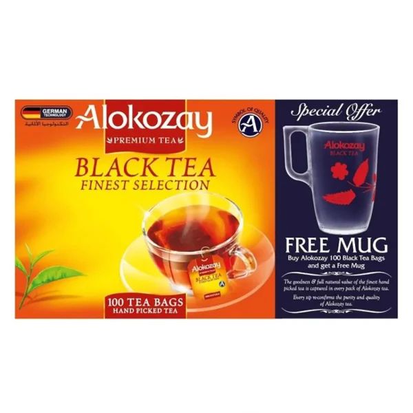 Alokozay Black Tea 100 Tea Bags - Image 2