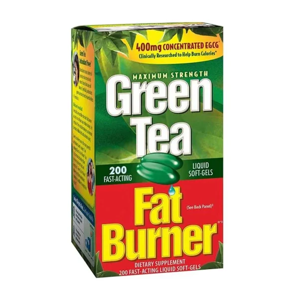 Applied Nutrition Green Tea Fat Burner Maximum Strength 200 Soft Gels