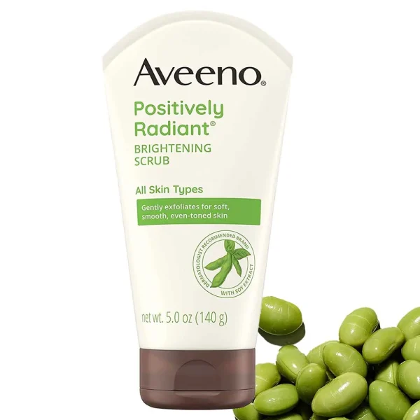 Aveeno Positively Radiant Skin Brightening Daily Scrub 140g