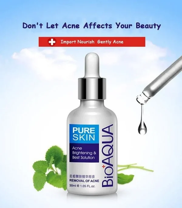 Bioaqua Pure Skin Removal Acne Serum 30ml - Image 3