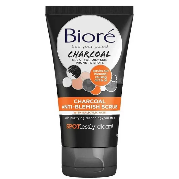 Biore Charcoal Oil Control Anti Blemish Scrub 127g