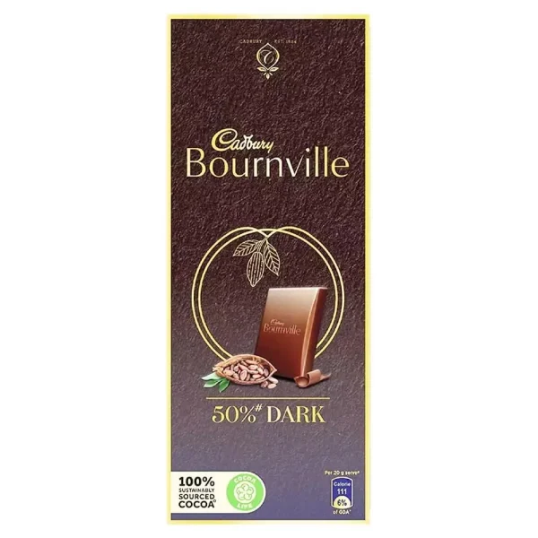 Cadbury Bournville 50% Dark Chocolate 80g