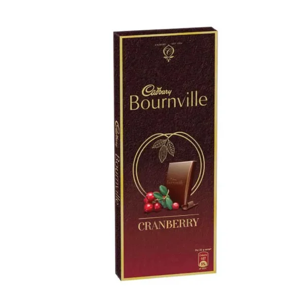 Cadbury Bournville Dark Chocolate Cranberry 80g