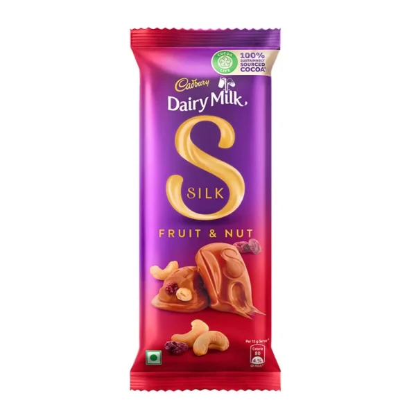 Cadbury Dairy Milk Silk Fruit & Nut Chocolate Bar 137g