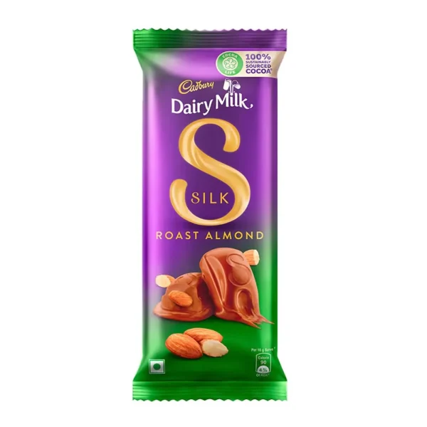 Cadbury Dairy Milk Silk Roast Almond Chocolate Bar 143g