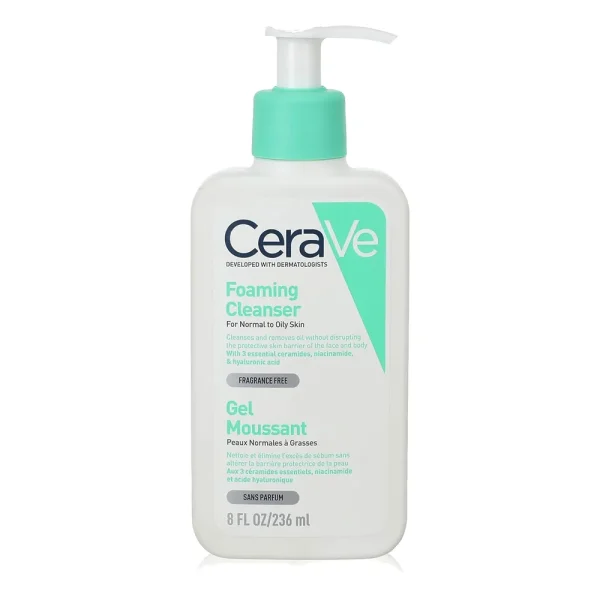 CeraVe Foaming Cleanser for Normal to Oily Skin 236ml