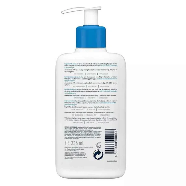 CeraVe Moisturising Lotion for Dry to Very Dry Skin 236ml - Image 2