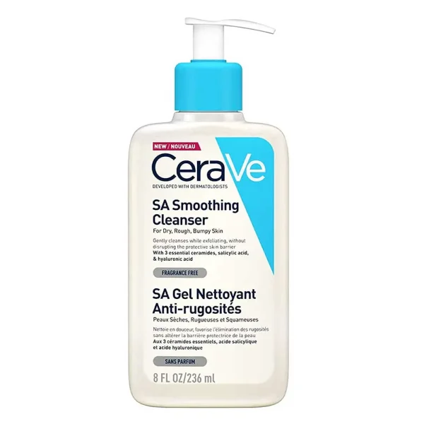 Cerave SA Smoothing Cleanser for Dry Rough & Bumpy Skin 236ml