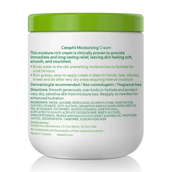 Cetaphil Moisturizing Cream 566g - Image 2