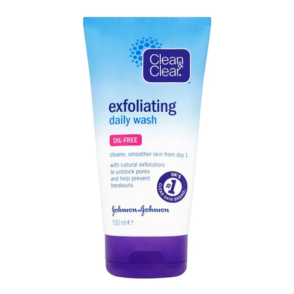 Clean & Clear Exfoliating Daily Oil Free Face Wash 150ml