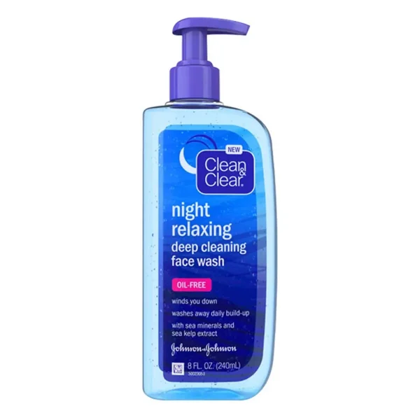 Clean & Clear Night Relaxing Deep Cleansing Face Wash 240ml