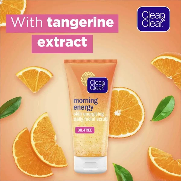 Clean & Clear Morning Energy Skin Energising Daily Facial Scrub 150ml - Image 2