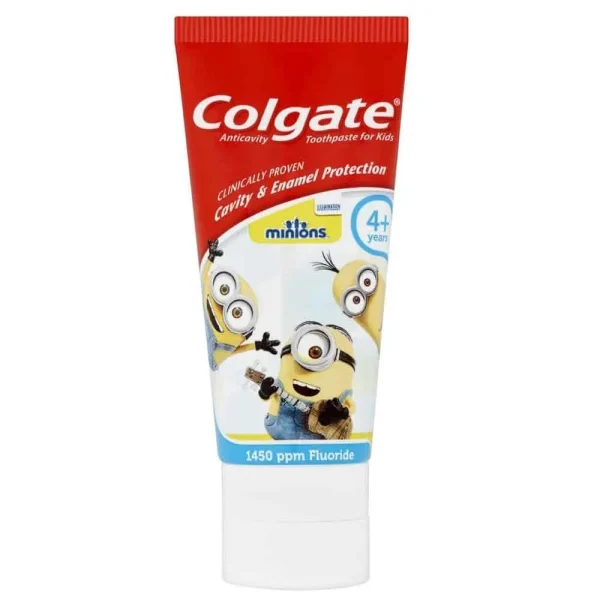 Colgate Kids Minions 4+ Years Mild Flavour Baby Toothpaste 50ml