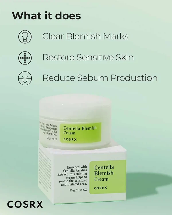 Cosrx Centella Blemish Cream 30gm - Image 5