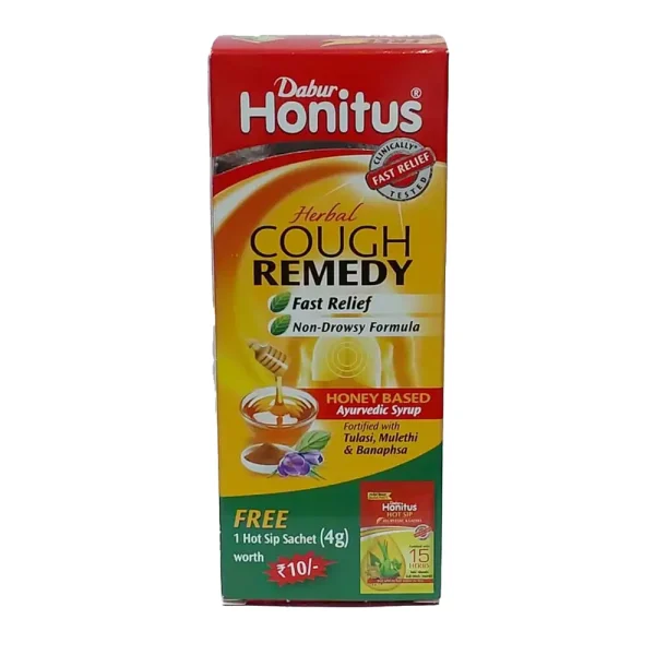 Dabur Honitus Herbal Cough Remedy Ayurvedic Syrup 100ml