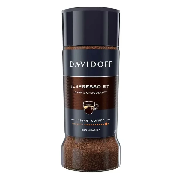 Davidoff Espresso 57 Instant Coffee Dark & Chocolatey 100g