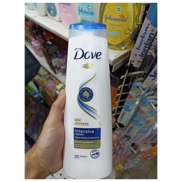 Dove Intensive Repair Shampoo for Damaged Hair 400ml - Image 3