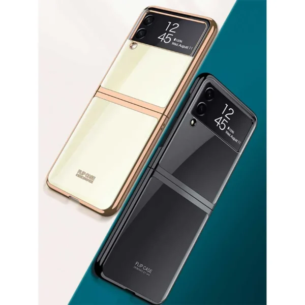 Electroplate Transparent Case for Samsung Galaxy Z Flip3 5G - Image 3