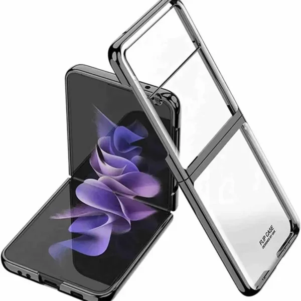 Electroplate Transparent Case for Samsung Galaxy Z Flip3 5G