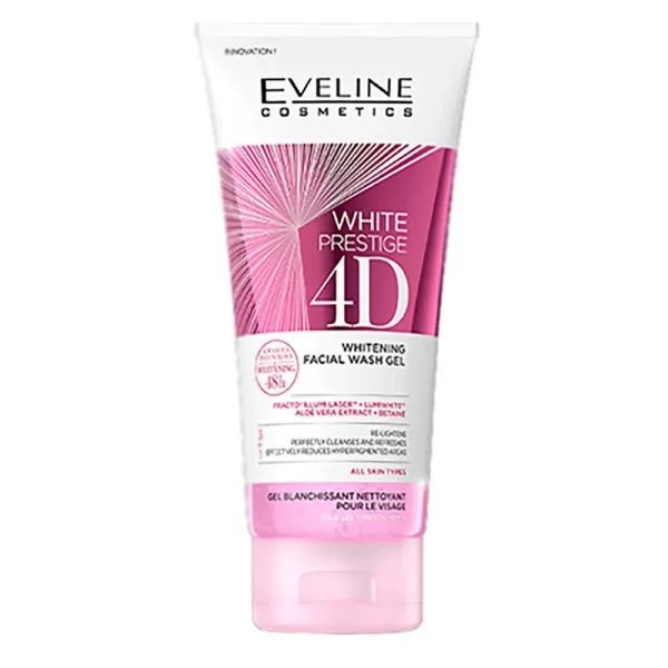 Eveline Cosmetics White Prestige 4D Whitening Facial Wash Gel 200ml