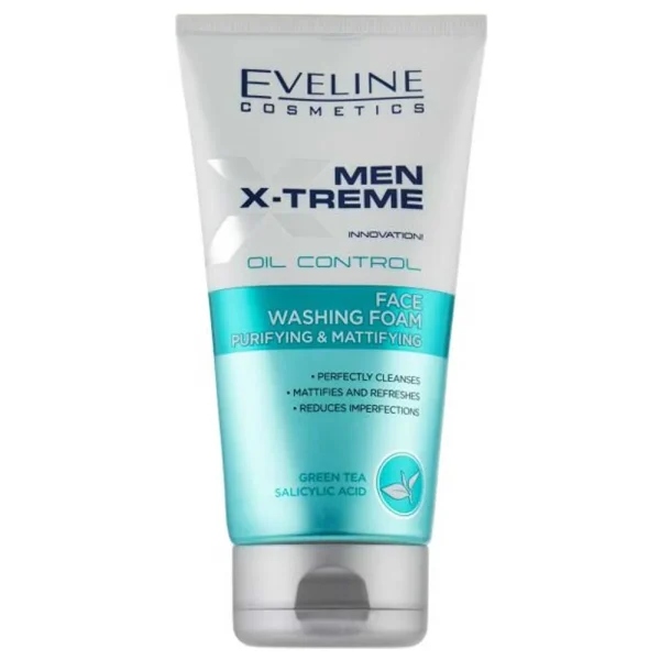 Eveline Men X-Treme Oil Control Purifying & Mattifying Face Washing Foam 150ml