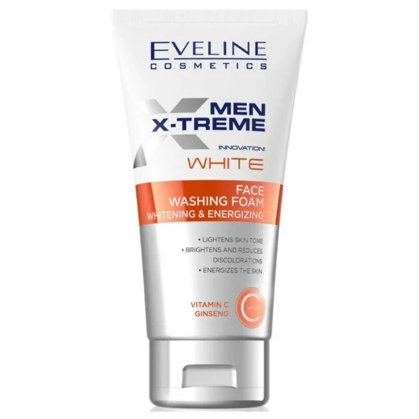 Eveline Men X-Treme White Whitening & Energizing Face Washing Foam 150ml