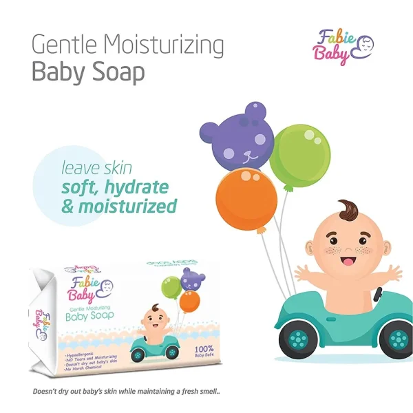 Fabie Baby Gentle Moisturizing Soap 125g - Image 2