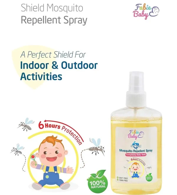 Fabie Baby Shield Mosquito Repellent Spray for Kids 250ml - Image 3