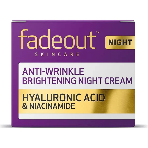 Fadeout Skincare Anti Wrinkle Brightening Night Cream 50ml