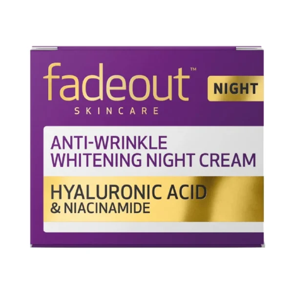 Fadeout Skincare Anti Wrinkle Whitening Night Cream 50ml