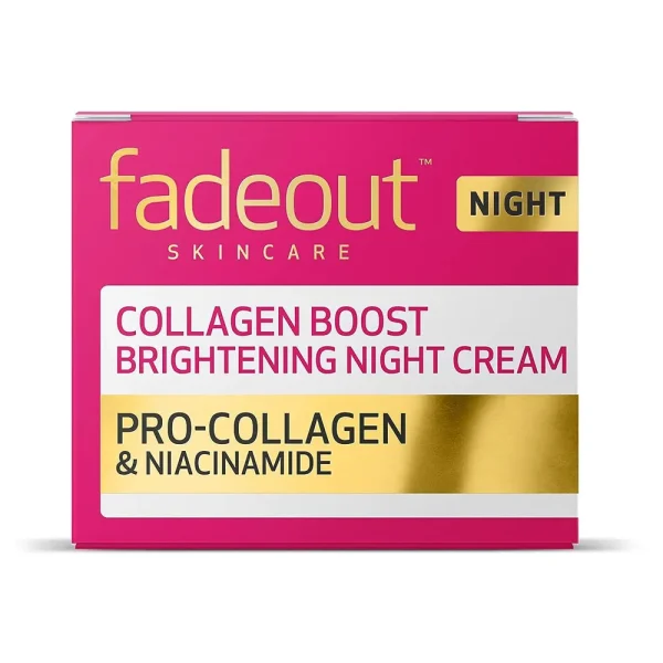 Fadeout Skincare Collagen Boost Brightening Night Cream 50ml