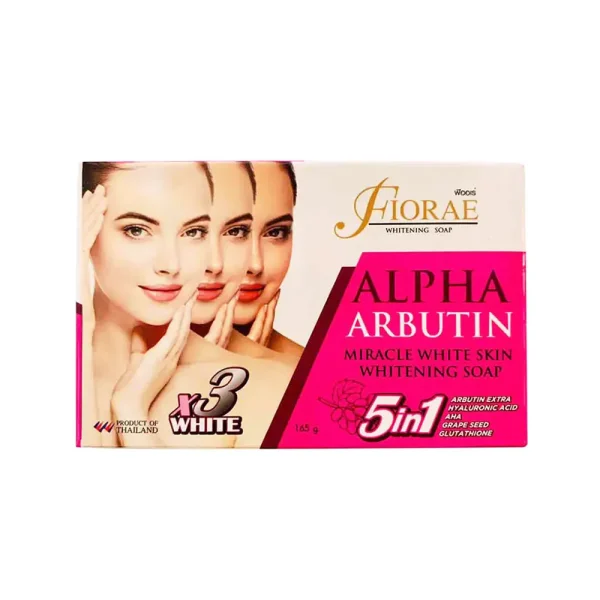 Fiorae Alpha Arbutin Miracle White Skin Whitening Soap 165g