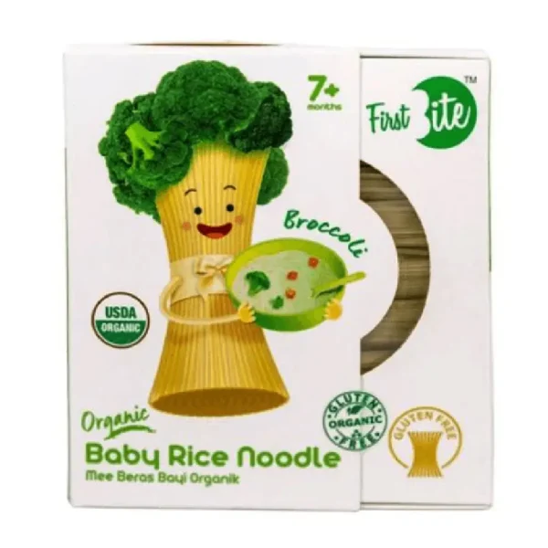 First Bite Broccoli Organic Baby Rice Noodle