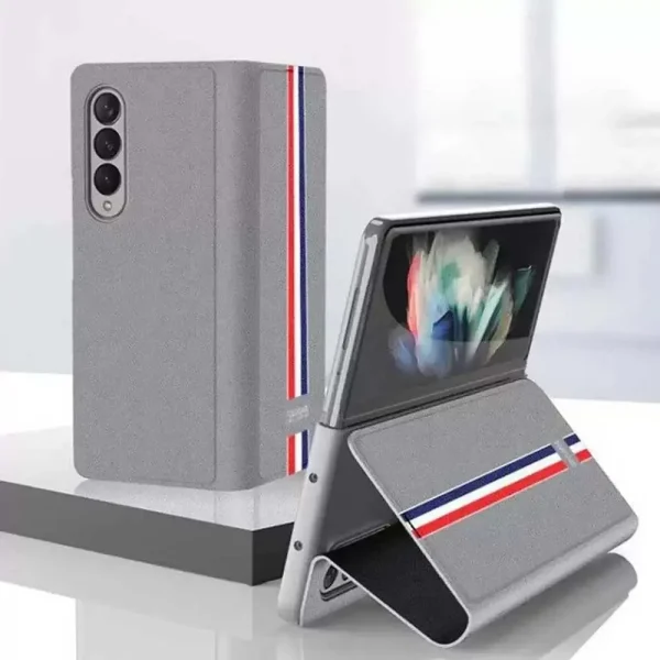 GKK Samsung Galaxy Z Fold 3 5G PU Leather Magnetic Flip Case