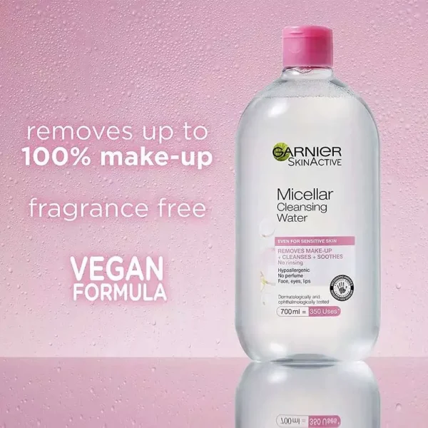 Garnier Micellar Cleansing Water Sensitive Skin 700ml - Image 2