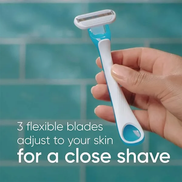 Gillette Venus Treasures Womens Disposable Razor 3 Pieces - Image 4