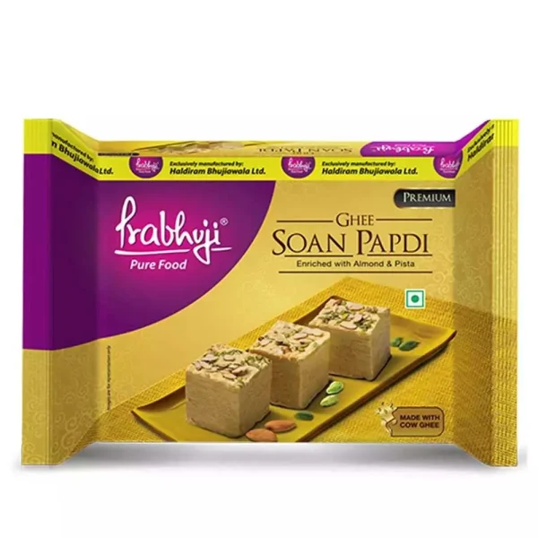 Haldiram Prabhuji Premium Ghee Soan Papdi 200g