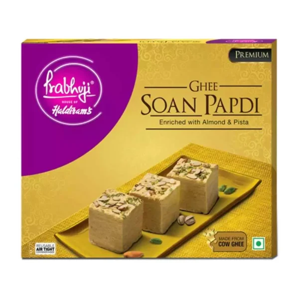 Haldiram Prabhuji Premium Ghee Soan Papdi 400g