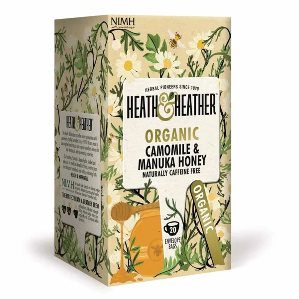 Heath & Heather Organic Camomile & Manuka Honey 20 Bag