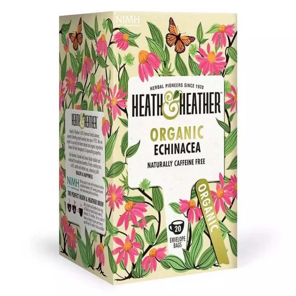 Heath & Heather Organic Echinacea Leaf 20 Bags