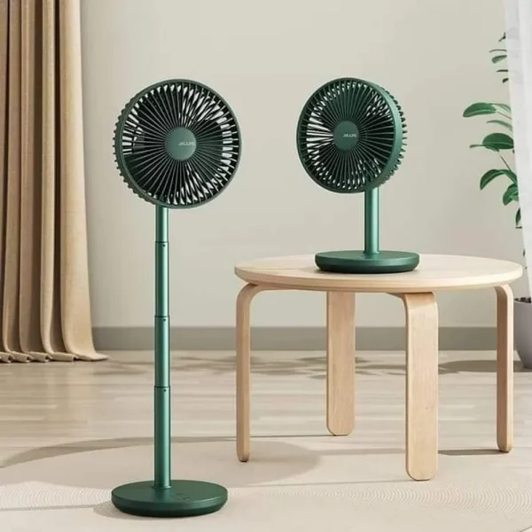 Jisulife FA13P Oscillating Extendable Cordless Rechargeable Desk Fan - Image 8