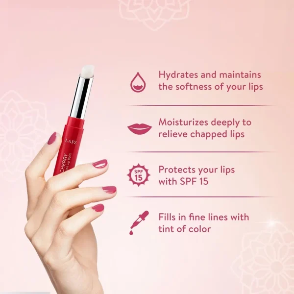 Lafz Cherry Tinted Lip Balm 4.5g - Image 3