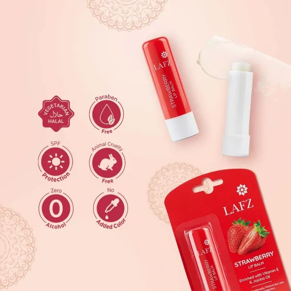 Lafz Strawberry Lip Balm 4.5g - Image 3