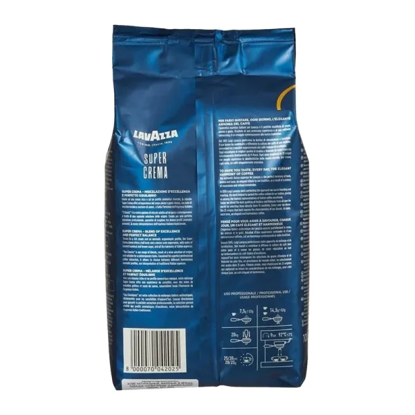 Lavazza Super Crema Coffee Beans 1000g - Image 2