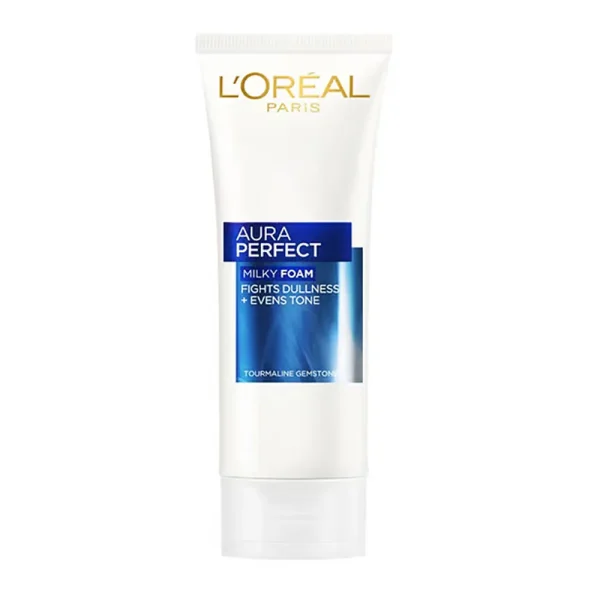 Loreal Paris Aura Perfect Milky Foam Fights Dullness and Evens Skin Tone Face Wash 100ml