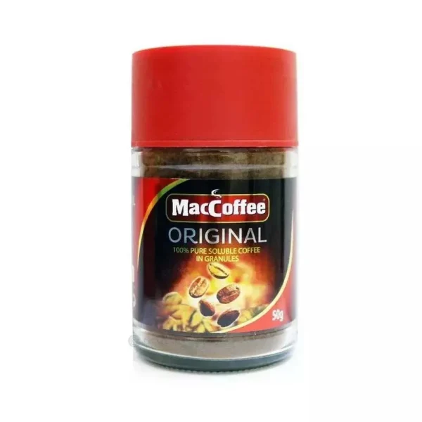 MacCoffee Original 100% Pure Soluble Coffee Jar 50g